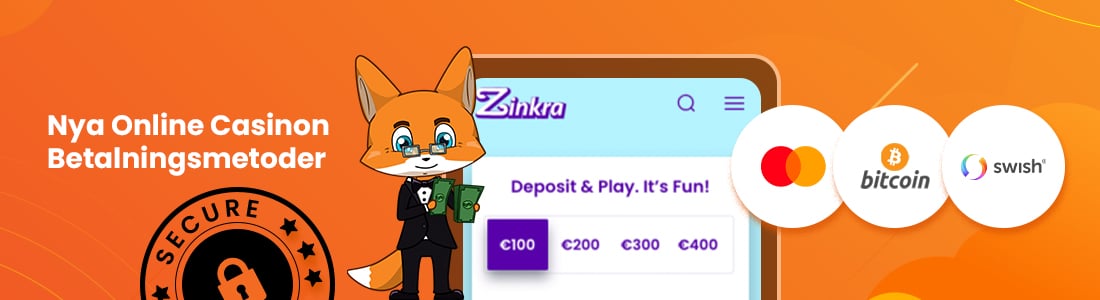 Betalningsmetoder på svenska casinon